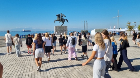 WYCIECZKA DO GRECJI CZ. IV. MUZEUM HISTORII GEOLOGICZNEJ OLIMPU W LEPTOKARII i SALONIKI